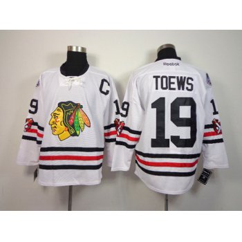 Chicago Blackhawks #19 Jonathan Toews 2015 Winter Classic White Jersey