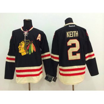 Chicago Blackhawks #2 Duncan Keith 2015 Winter Classic Black Jersey