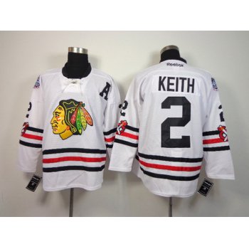 Chicago Blackhawks #2 Duncan Keith 2015 Winter Classic White Jersey