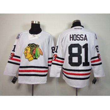 Chicago Blackhawks #81 Marian Hossa 2015 Winter Classic White Jersey