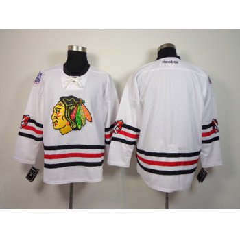 Chicago Blackhawks Blank 2015 Winter Classic White Jersey