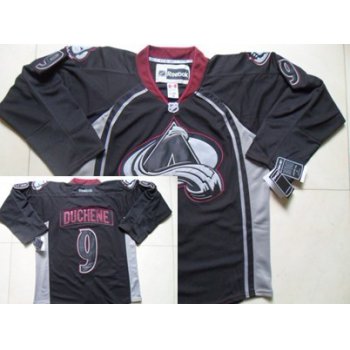 Colorado Avalanche #9 Matt Duchene Black Ice Jersey