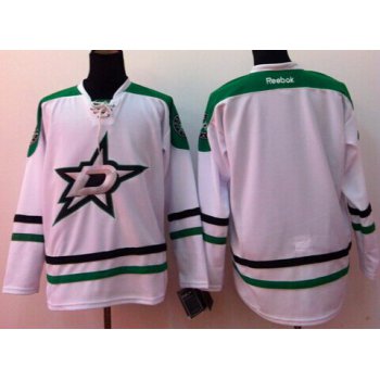 Dallas Stars Blank 2013 White Jersey