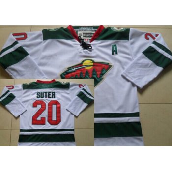 Minnesota Wild #20 Ryan Suter 2014 White Jersey