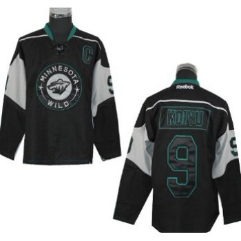 Minnesota Wild #9 Mikko Koivu Black Ice Jersey