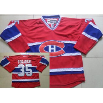 Montreal Canadiens #35 Dustin Tokarski Red Jersey