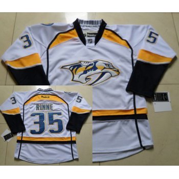 Nashville Predators #35 Pekka Rinne White Jersey