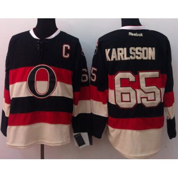 Ottawa Senators #65 Erik Karlsson Black Third Jersey