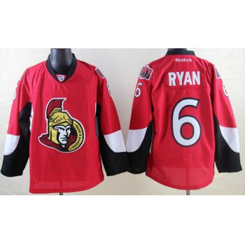 Ottawa Senators #6 Bobby Ryan Red Jersey