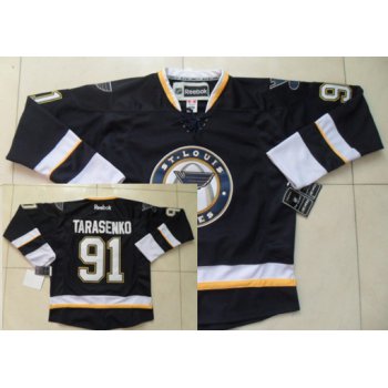 St. Louis Blues #91 Vladimir Tarasenko Navy Blue Third Jersey