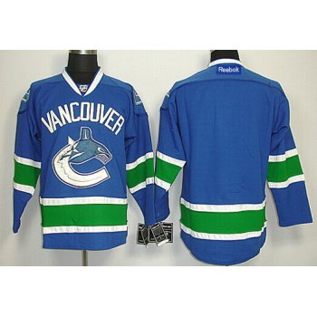 Vancouver Canucks Blank Blue Jersey