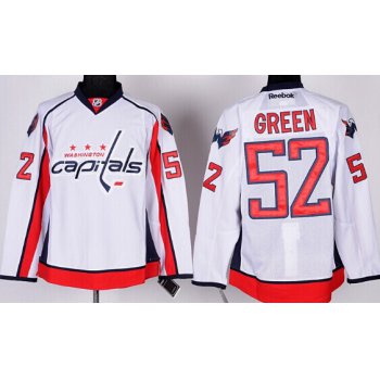 Washington Capitals #52 Mike Green White Jersey