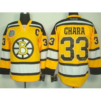 Boston Bruins #33 Zdeno Chara Yellow Jersey