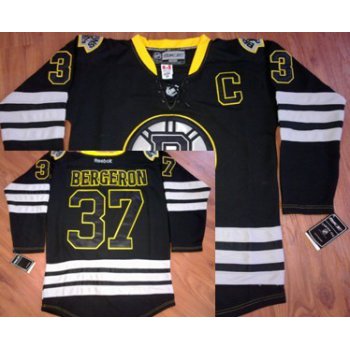 Boston Bruins #37 Patrice Bergeron 2012 Blacke Ice Jersey