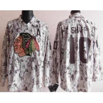 Chicago Blackhawks #10 Patrick Sharp White Camo Jersey