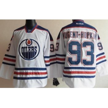 Edmonton Oilers #93 Ryan Nugent-Hopkins White Jersey