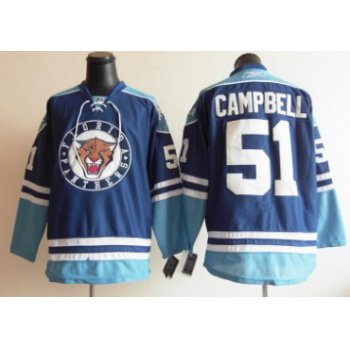 Florida Panthers #51 Brian Campbell Blue Third Jersey