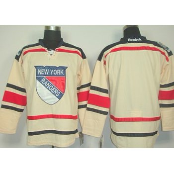 New York Rangers Blank 2012 Winter Classic Cream Jersey