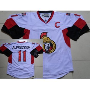 Ottawa Senators #11 Daniel Alfredsson White Jersey