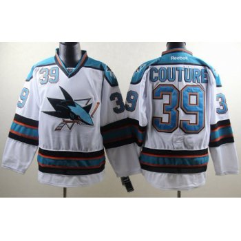 San Jose Sharks #39 Logan Couture White Jersey