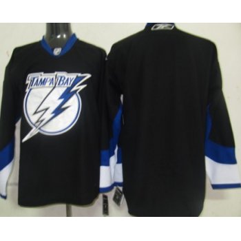 Tampa Bay Lightning Blank Black Jersey