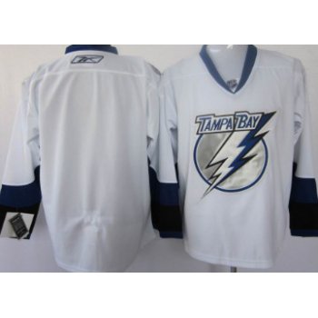 Tampa Bay Lightning Blank White Jersey