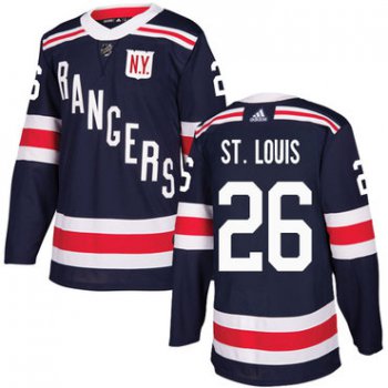 Adidas Rangers #26 Martin St.Louis Navy Blue Authentic 2018 Winter Classic Stitched NHL Jersey