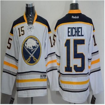 Buffalo Sabres #15 Jack Eichel White Stitched NHL Jersey