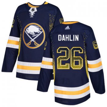 Men's Buffalo Sabres #26 Rasmus Dahlin Navy Drift Fashion Adidas Jersey