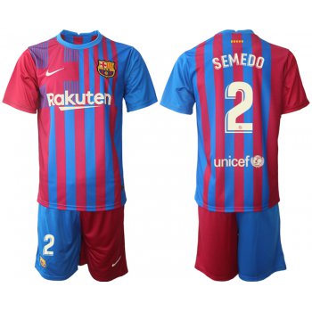 Men 2021-2022 Club Barcelona home red 2 Nike Soccer Jerseys