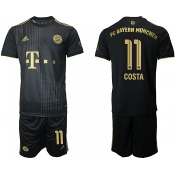 Men 2021-2022 Club Bayern Munich away black 11 Adidas Soccer Jersey