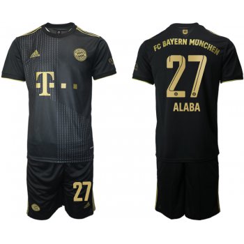 Men 2021-2022 Club Bayern Munich away black 27 Adidas Soccer Jersey