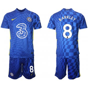 Men 2021-2022 Club Chelsea FC home blue 8 Nike Soccer Jerseys