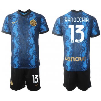 Men 2021-2022 Club Inter Milan home blue 13 Nike Soccer Jersey