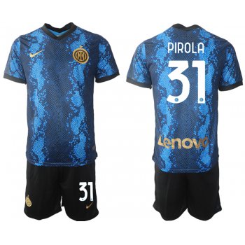 Men 2021-2022 Club Inter Milan home blue 31 Nike Soccer Jersey