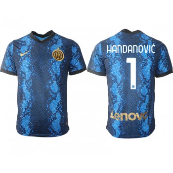 Men 2021-2022 Club Inter Milan home blue aaa versio 1 Nike Soccer Jersey