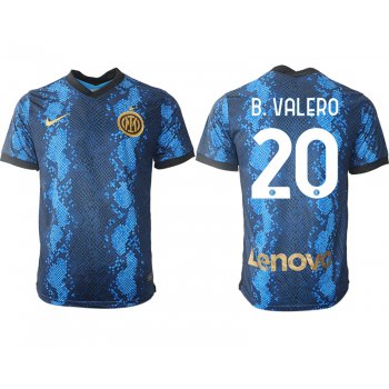 Men 2021-2022 Club Inter Milan home blue aaa versio 20 Nike Soccer Jersey