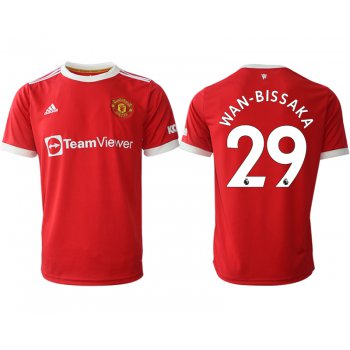 Men 2021-2022 Club Manchester United home red aaa version 29 Adidas Soccer Jersey