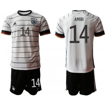 Men 2021 European Cup Germany home white 14 Soccer Jersey2