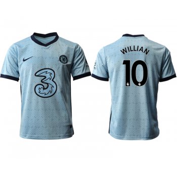 Men 2020-2021 club Chelsea away aaa version 10 Light blue Soccer Jerseys1