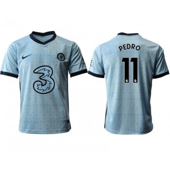 Men 2020-2021 club Chelsea away aaa version 11 Light blue Soccer Jerseys1