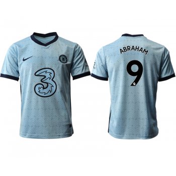 Men 2020-2021 club Chelsea away aaa version 9 Light blue Soccer Jerseys