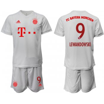 Men 2020-2021 club Bayern Munich away 9 white goalkeeper Soccer Jerseys