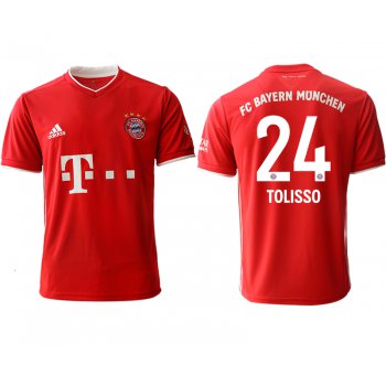 Men 2020-2021 club Bayern Munich home aaa version 24 red Soccer Jerseys