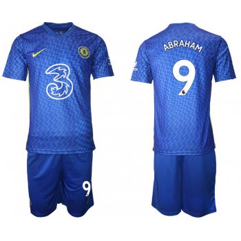 Men 2021-2022 Club Chelsea FC home blue 9 Nike Soccer Jersey