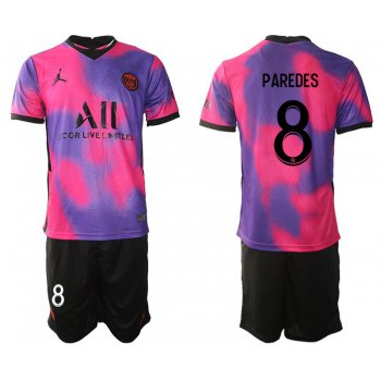 Men 2020-2021 Club Paris St German away purple 8 Soccer Jersey