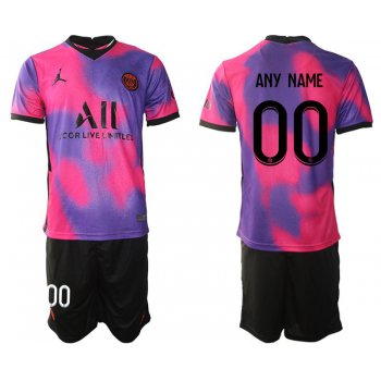 Men 2020-2021 Club Paris St German away purple customized Soccer Jersey