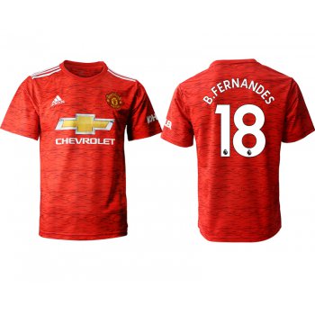 Men 2020-2021 club Manchester United home aaa version 18 red Soccer Jerseys