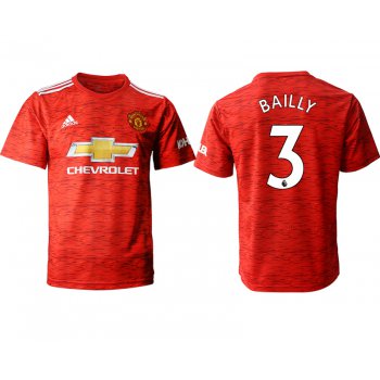 Men 2020-2021 club Manchester United home aaa version 3 red Soccer Jerseys