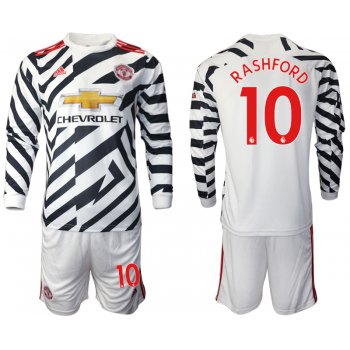 2021 Men Manchester united away long sleeve 10 soccer jerseys